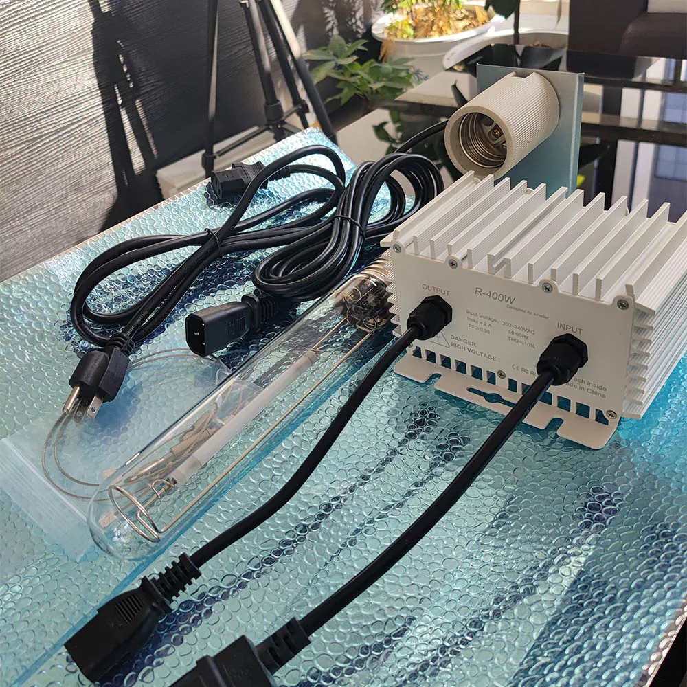 400w hps kit include 400w ballast bulb reflector and 3m wire used for plant growth
