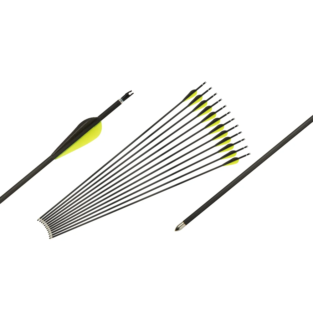 Factory Direct Sale 0.001 Straightness Arrow Shafts Label Print Recurve Bow Indoor Arrow for Competition