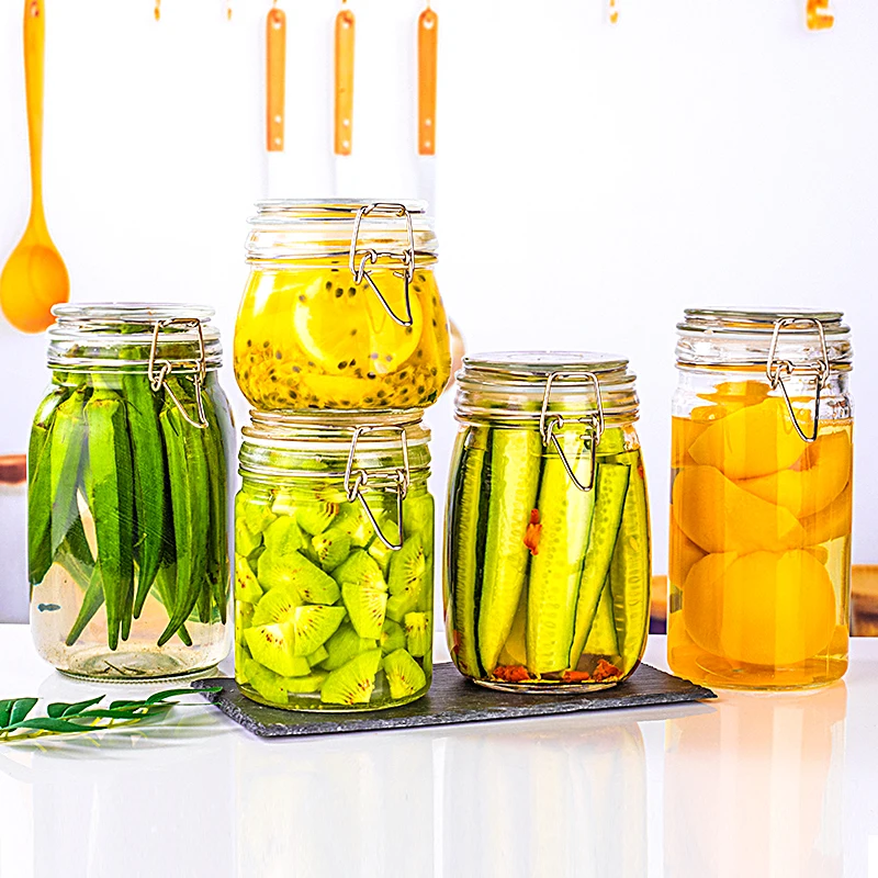 
Best Price of 500ml 750ml 1000ml 2000ml Top Quality Delicious Crunchy Pickle Preserve Glass Jar 