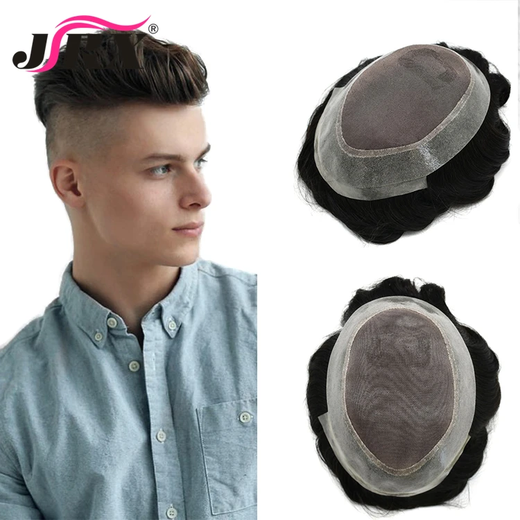 
Large Stock Hair Replacement System Can Be Customized Best Quality Human Hair Toupee For Men 
