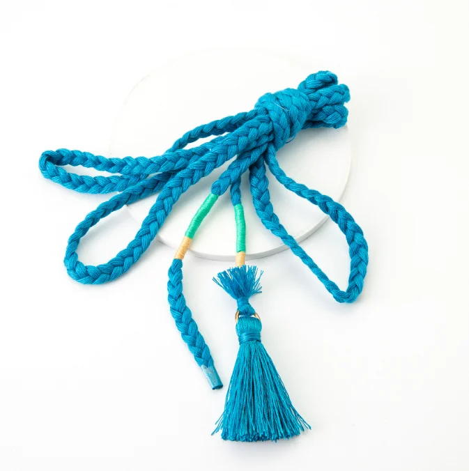 Fashion Binding tassel hanging tassels tied rope belt crafts art rope hanging decoration processing