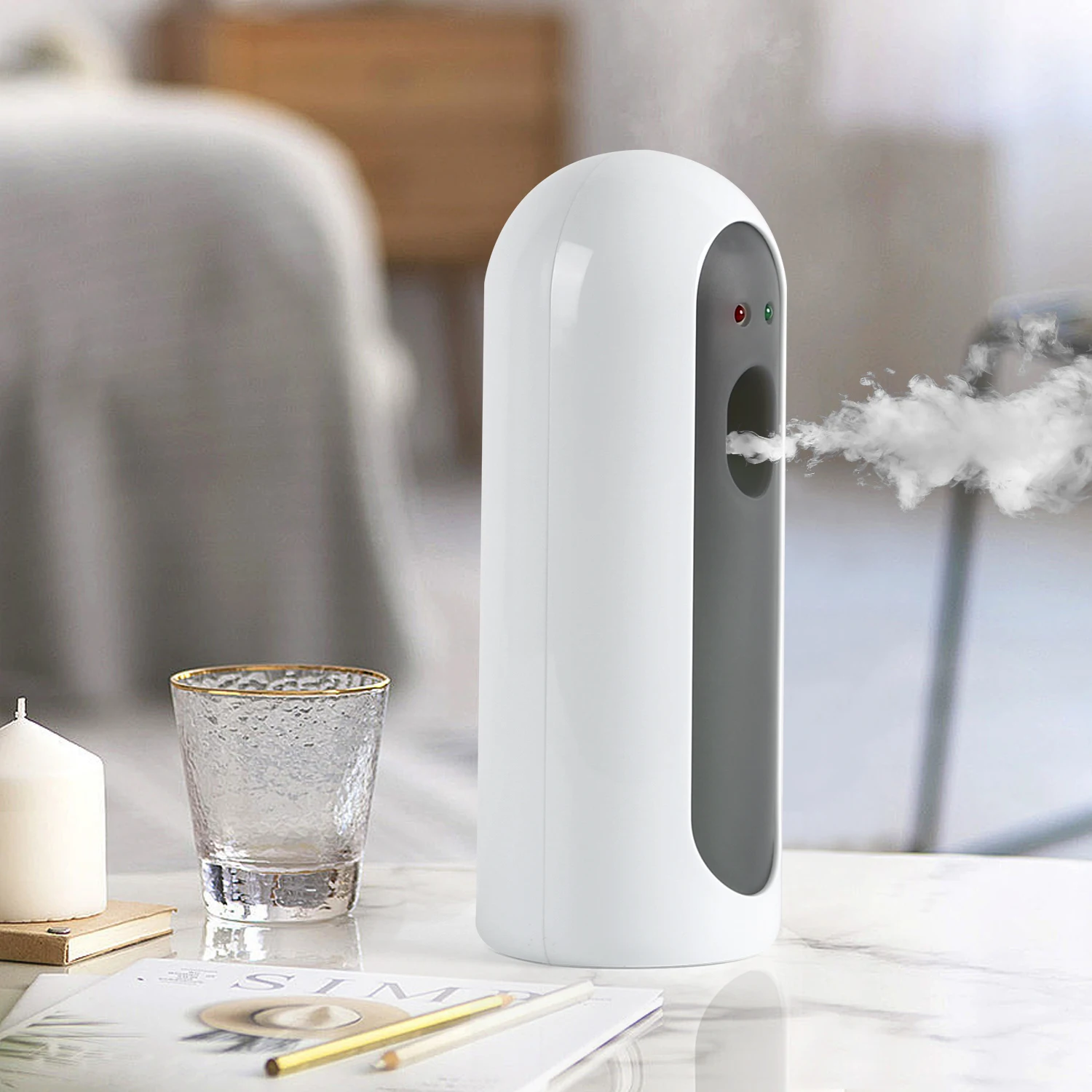 New styles Wall-mounted 300ml Hotel Fragrance Smart Automatic Room Toilet Air Freshener Perfume Spray Aerosol Dispenser
