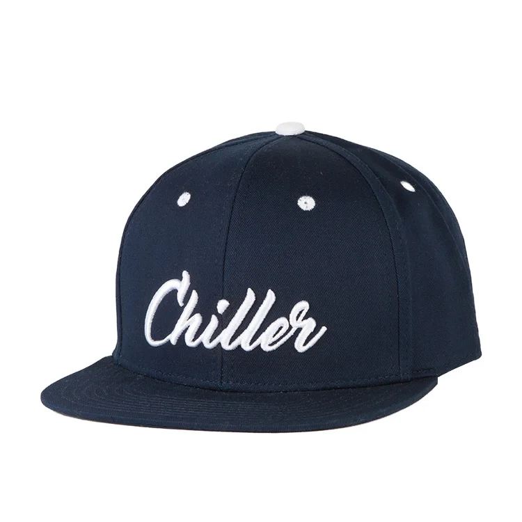 Customized Logo Wholesale 100% Cotton 6 Panel Plain Embroidery Unisex Snapback Cap