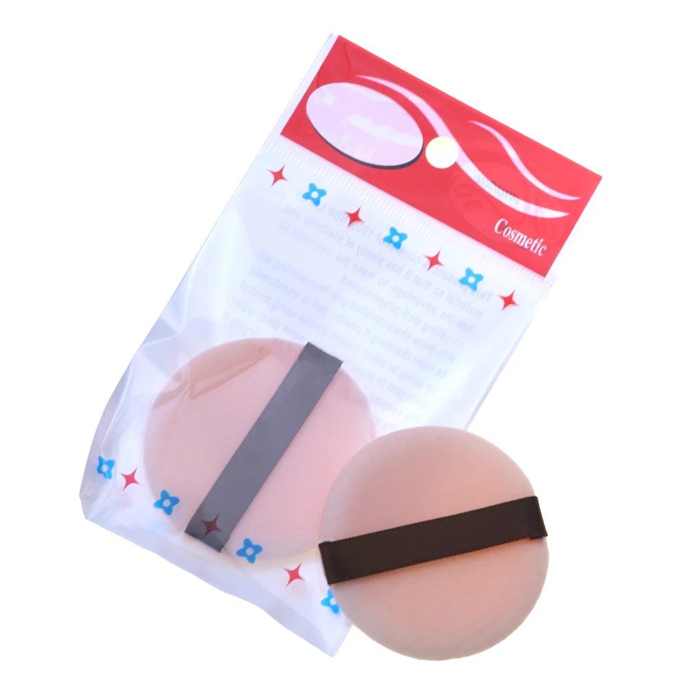 Professional Facial Powder Foundation Round Shape Portable Soft Cosmetic Puff Makeup Sponge Beauty Tool Loose Powder Puffs