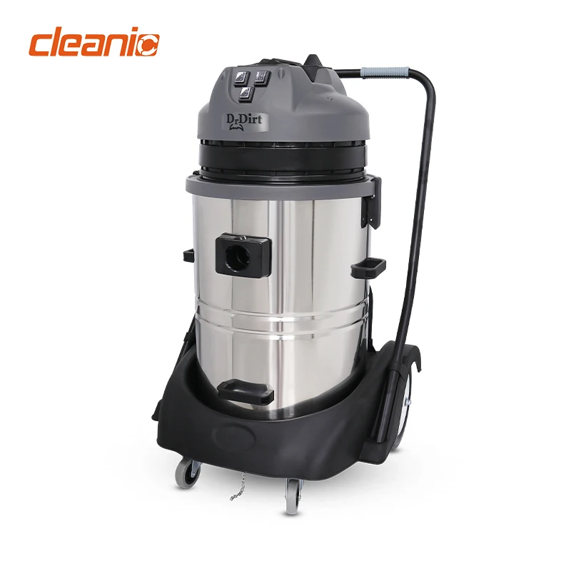 Outstanding suction power classic commercial heavy duty wet dry vacuum cleaner with 60 litre container for outdoor