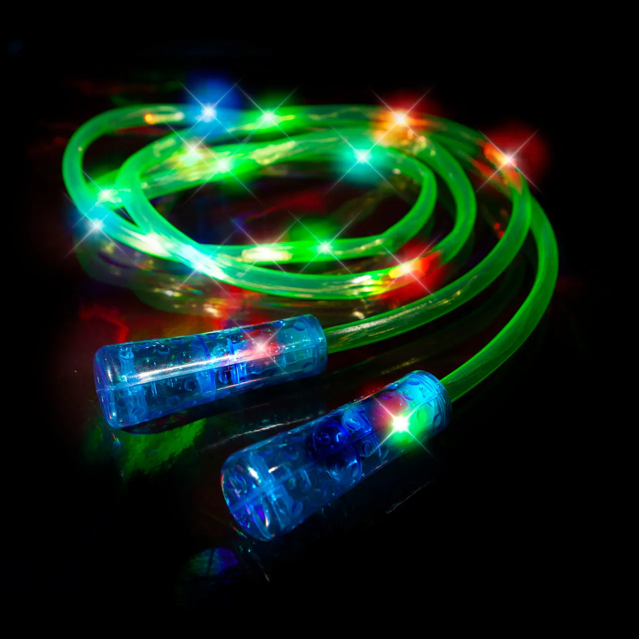 Colorful Light Pvc Fitness Sports Skipping Rope Glow In The Dark Jump Rope Adult Light Up Led Jump Rope