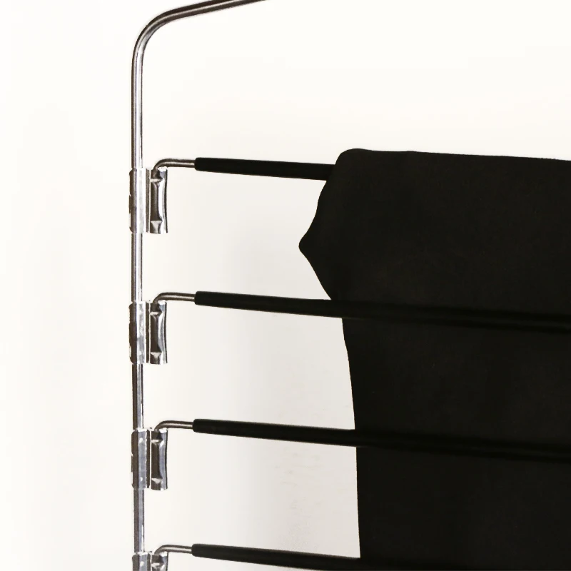 Betterall Stylish and simple 5-layer trouser rack design Towel rack Light luxury metal iron magic trouser rack