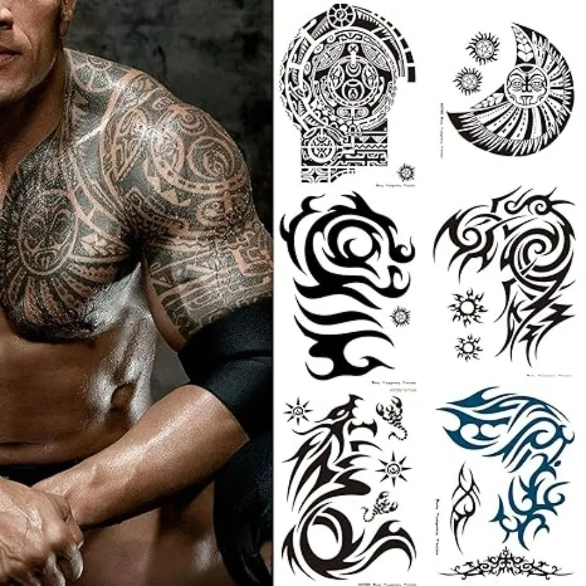 OEM Custom Insumos Tattoo Sticker Kit Supplies Manufacturer 500 Arm Designs Chest Tattoos For Men