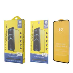 Anti-scratch 0.33mm 9D 21D Full glue screen protector de celular for iphone14 Tempered Glass micas vidrio templado para celular