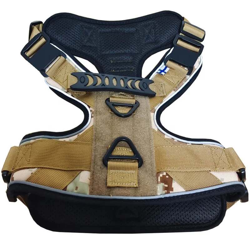 Custom Logo Heavy Duty Soft Neoprene Mesh Padded Nylon Tactical Adjustable Sublimation Tri-Harness
