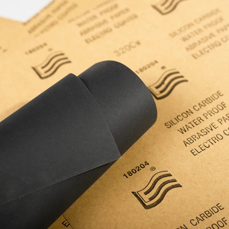 
Free Sample Silicon Carbide OEM Waterproof Abrasive Sandpaper 