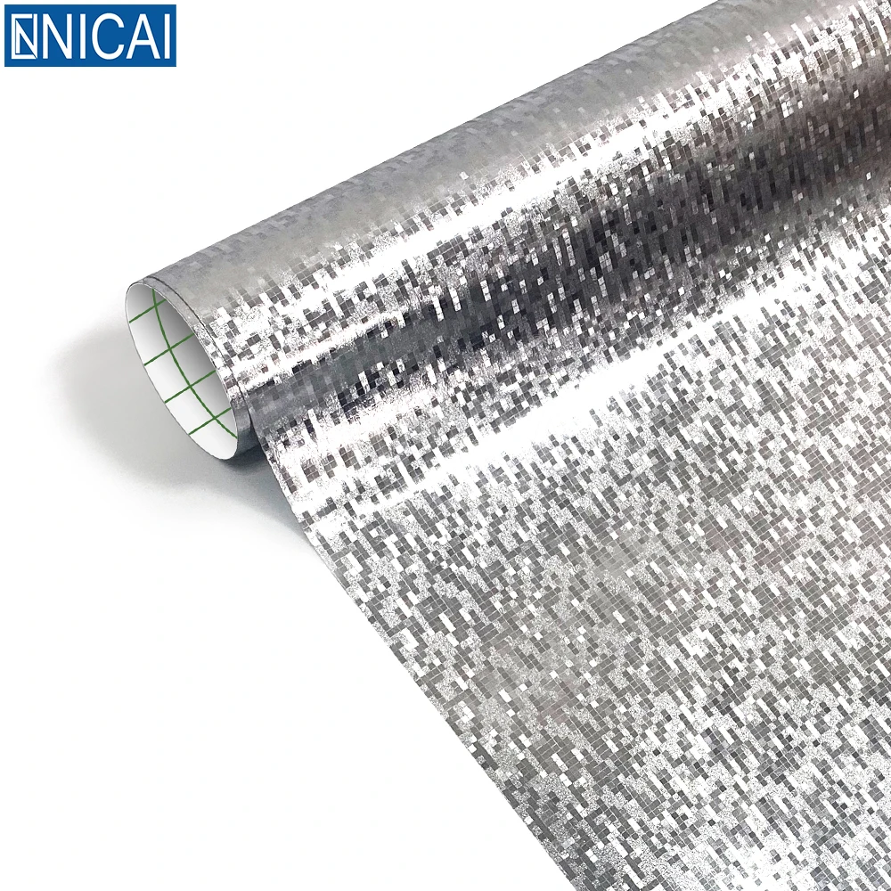 Didaix Industry 3D KJ6303 Gold Armour Mosaic 1.52*30M Car Wrap Vinyl Roll  Carbon Fiber Sticker  Car Vinyl