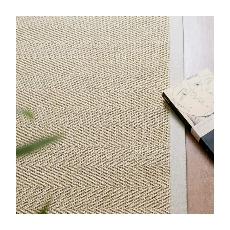 natural fiber China sisal rug large herringbone sisal carpet floor rug