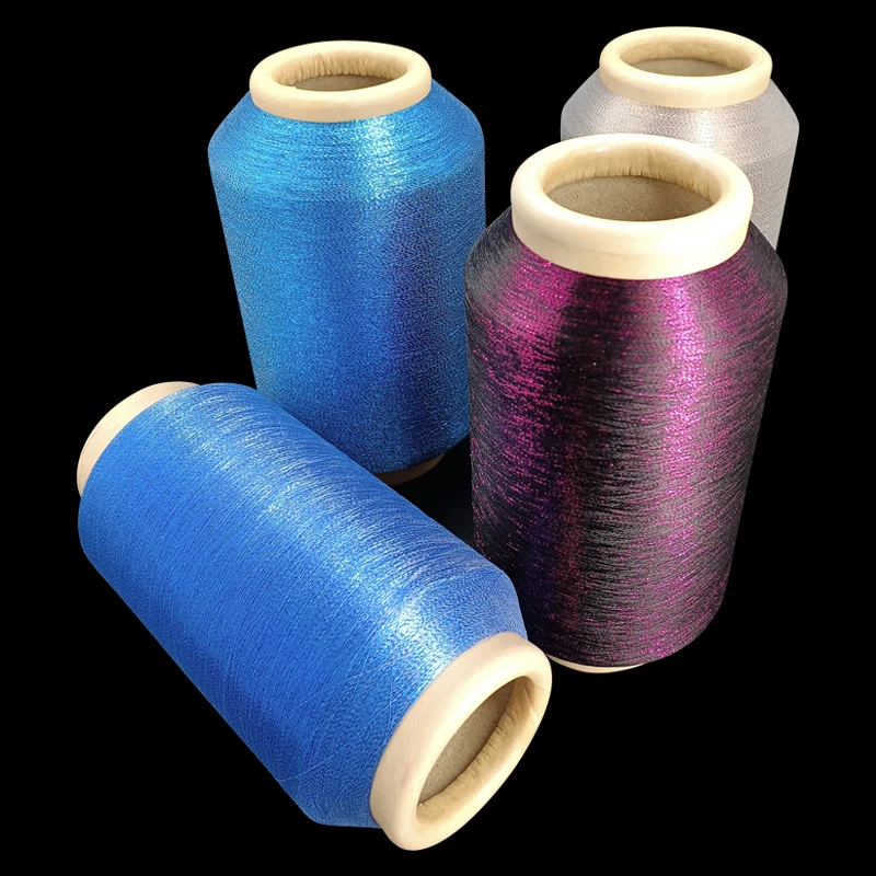 75D MH Type Metallic Yarn for lace MX Type Metallic Yarn Metallic Thread For Weaving