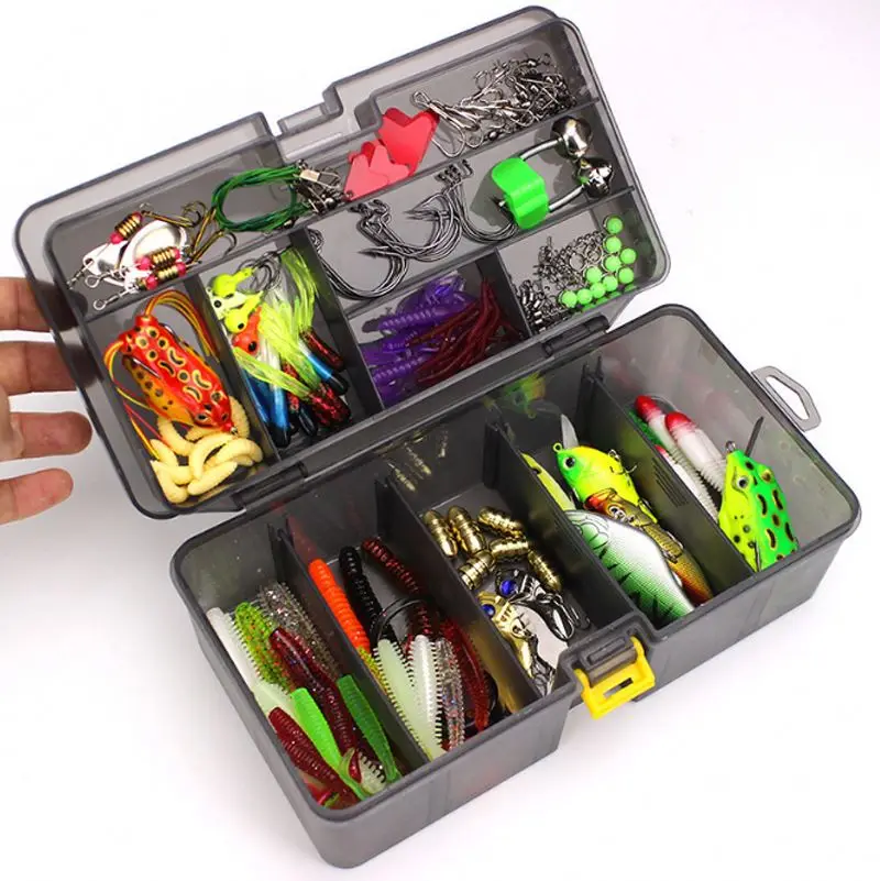 Wholesale All Kinds Of Lures Accessories Hooks Tackle Box Fishing Lures Baits Tackle Kit Set