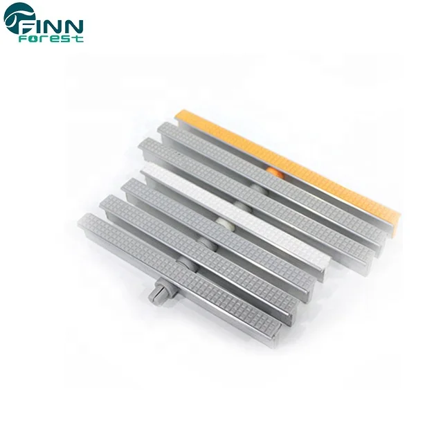 PVC swimming pool drain gutter overflow grating