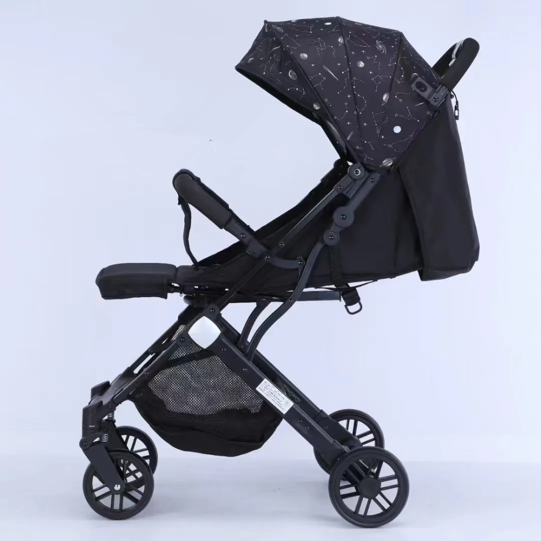 Оптовая продажа детская коляска высокого ландшафта с 5-точечным ремнем безопасности и съемным подлокотником