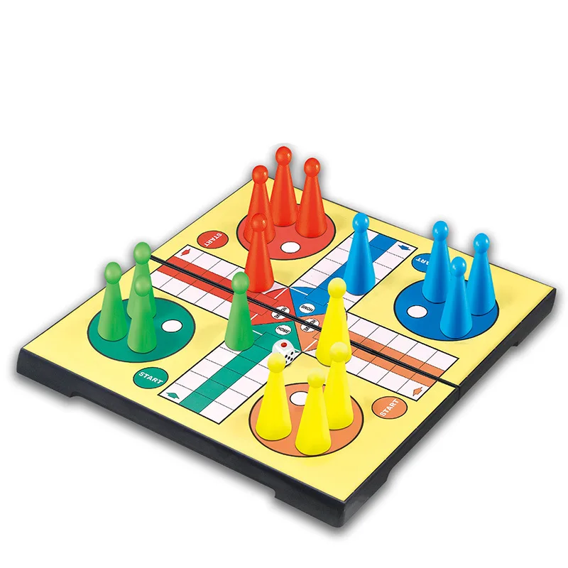 LOWER COST WITH STOCK GAME MAGNETIC LUDO SET MAGNETIC LUDO CHESS CHINESE GO GAME FOR KIDS TOYS EDUCATIONAL CHESS GAME