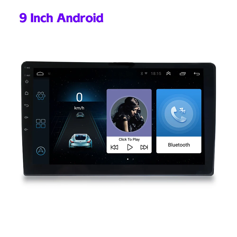 Universal 9 inch Best Selling 1024*600 HD Touch Screen Android 10 Corolla with GPS
