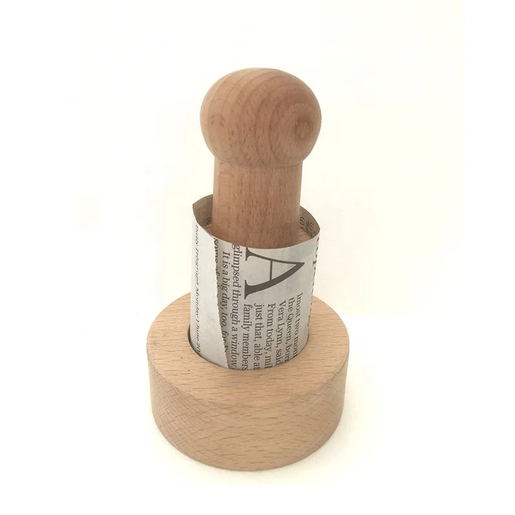 Wholesale small handy wooden plant pot maker,well function plant paper pot maker