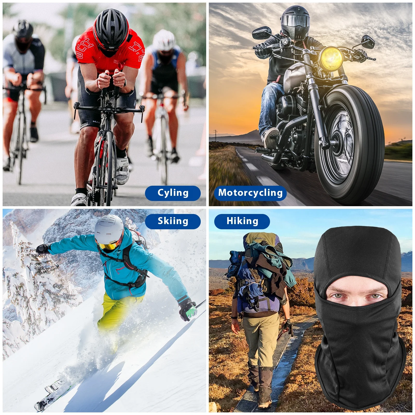 Factory Wholesale Balaclava Face Mask Breathable Balaclava Ski Mask Cycling Motorcycle Helmet Liner Shiesty Mask