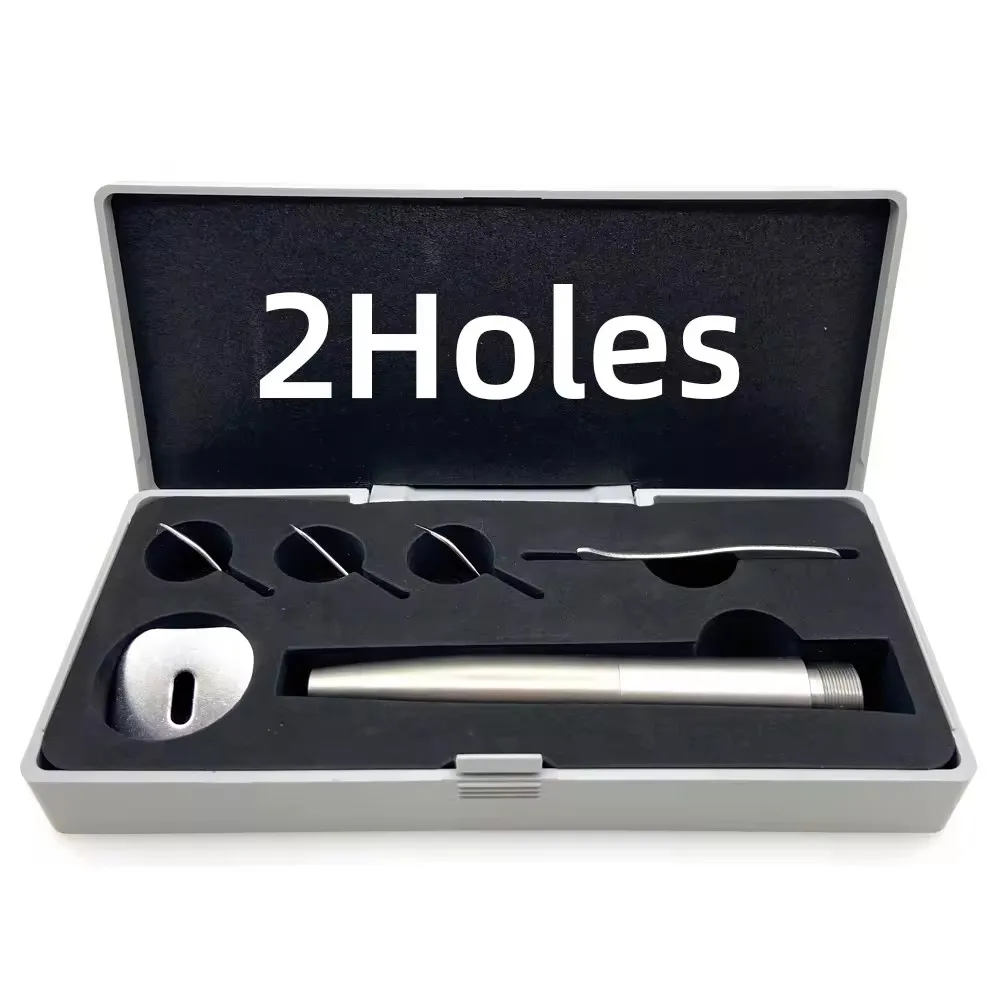 Dental Air Scaler Handpiece by Hygienist Pneumatic Steel Handpiece with GK1/GK2/GK3 Tips Turbine Powered by Dental Scaler