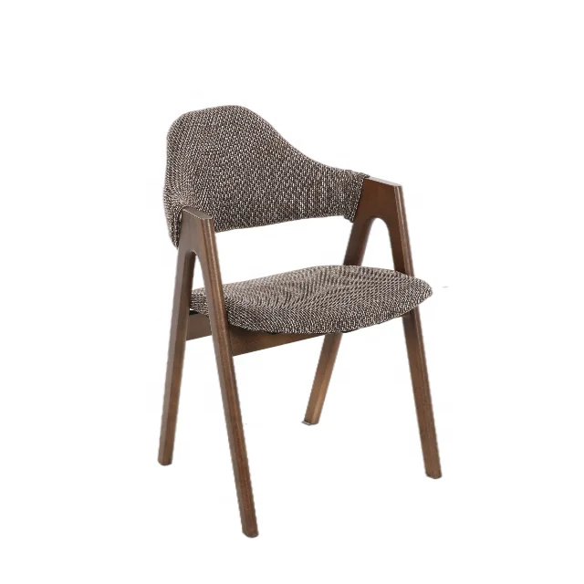 2021 New Hotel Wooden Carved Chair Antique Wood Bar Chairs