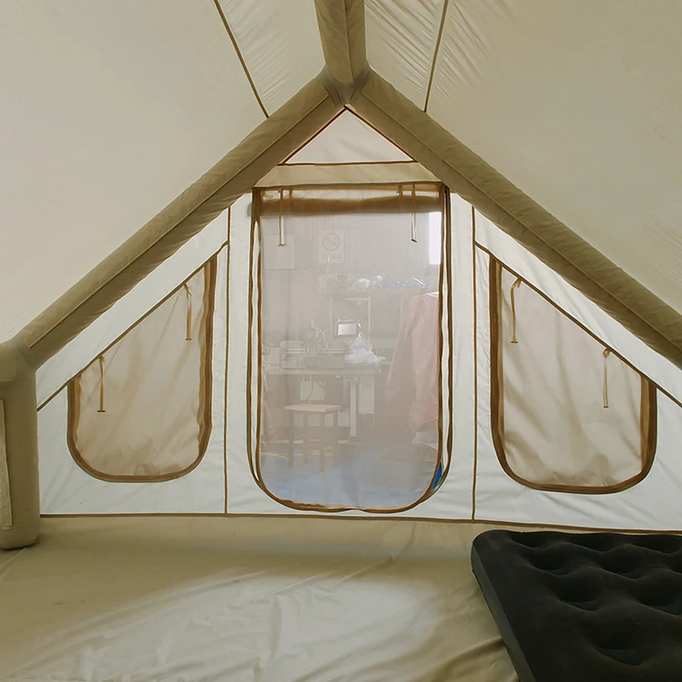 2024 Hot Style Custom Tente Air Dome Pump Cabin Luxury Family Camping Tent Outdoor Waterproof Inflatable Car Tent