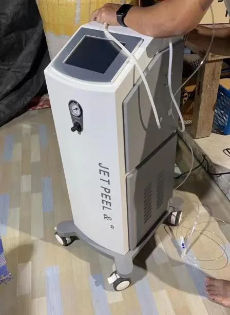 Vertical Strong 8 Bars Water Oxygen Jet Peel Facial Machine for Skin Rejuvenation