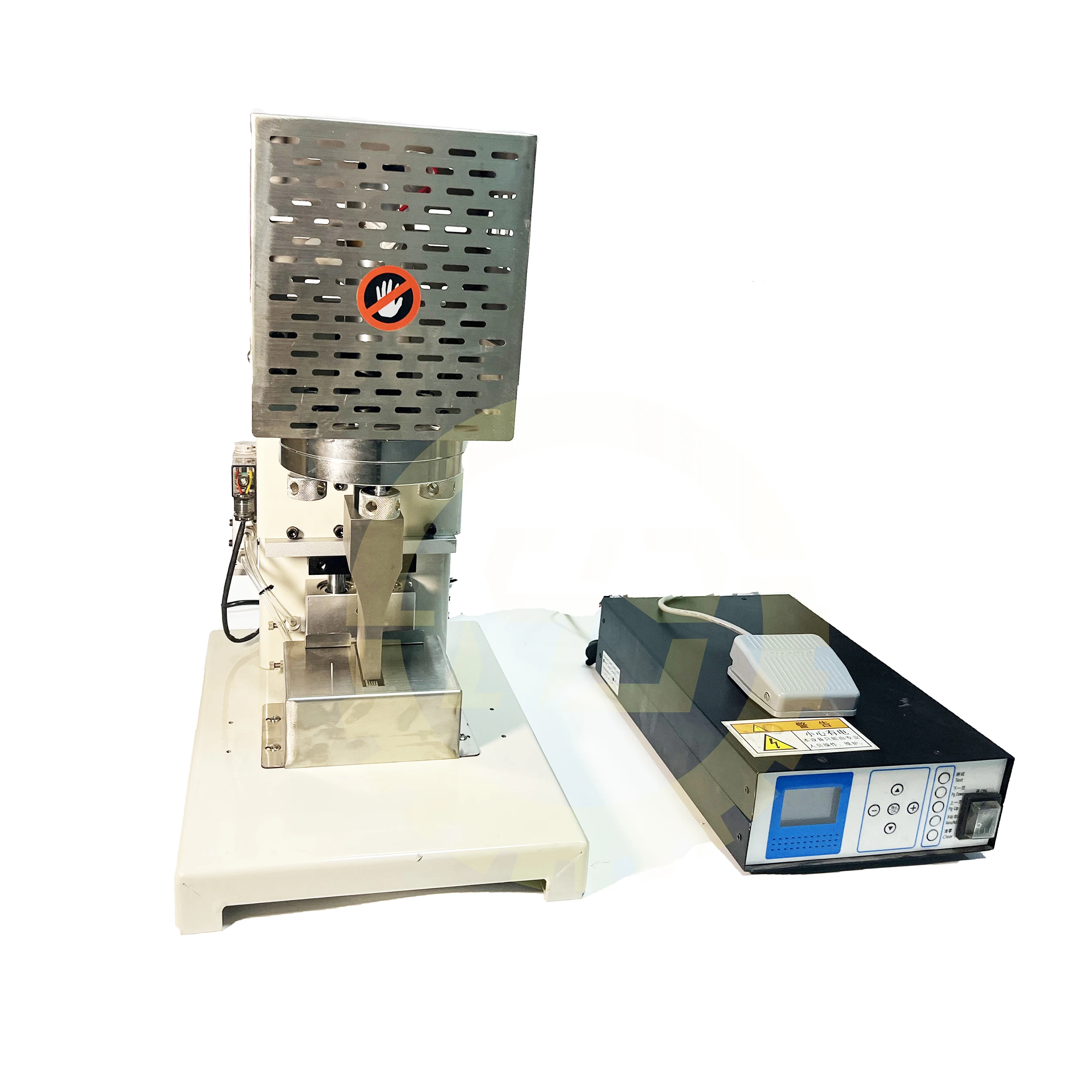 Hot Sale 20K 1800W Ultrasonic Welding Woven Machine For Polyester ribbon webbing Fabric Lanyard And Eas Tags