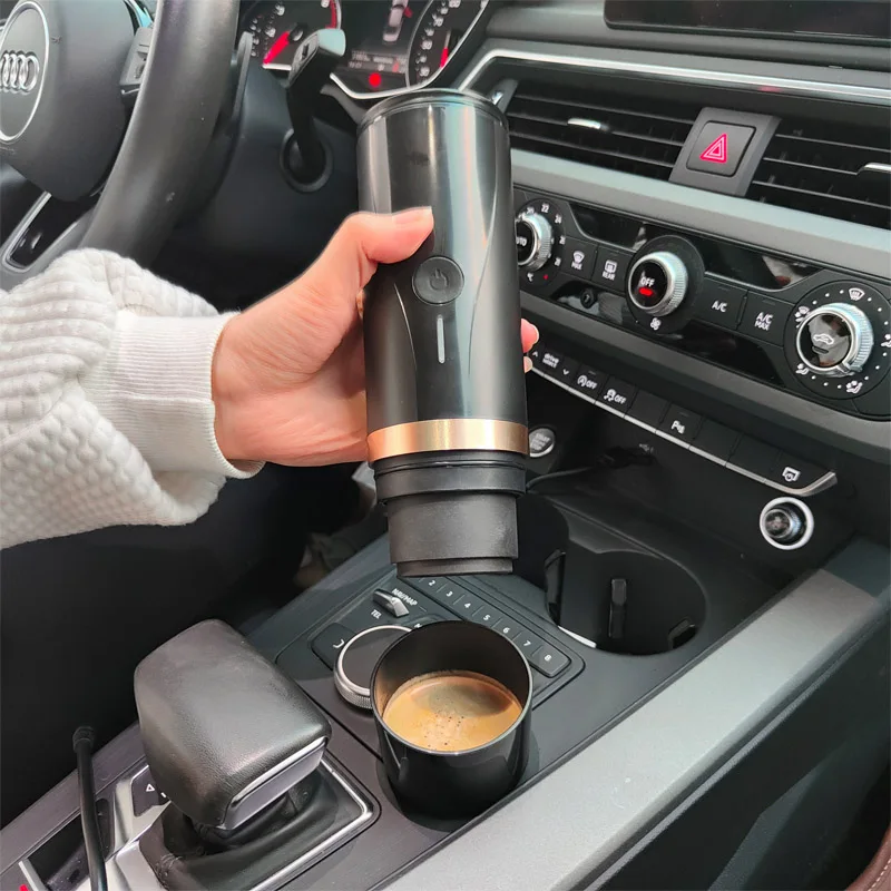 Hot Selling Explosive One - Person Electric Portable Coffee Machine Car Heating Compatible Coffee Capsules 12v ABS Nova 149 80ml