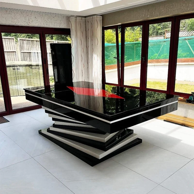2024 Popular Modern pool Design Luxury Rock Plate Billiards Table 15 Years of Factory Sales Billiards Table