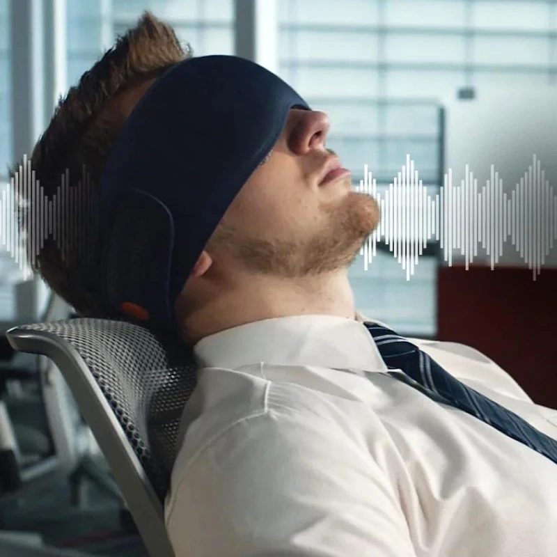 2024 Hot Rechargeable Electronic Eye Massager Relaxing Eyes with Heated Vibration Music Effective for Dark Circles and Beauty