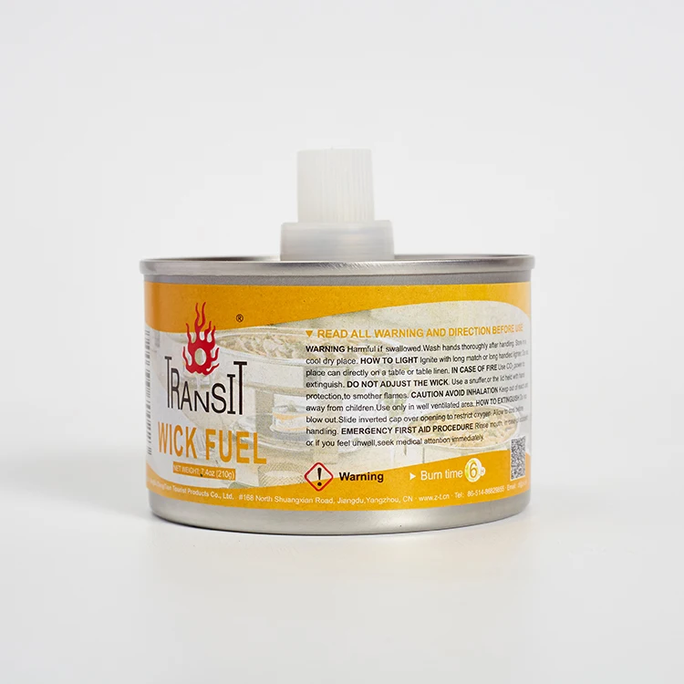 
Plastic Tube Wick Chafing Dish Liquid Fuel 4 Hours 