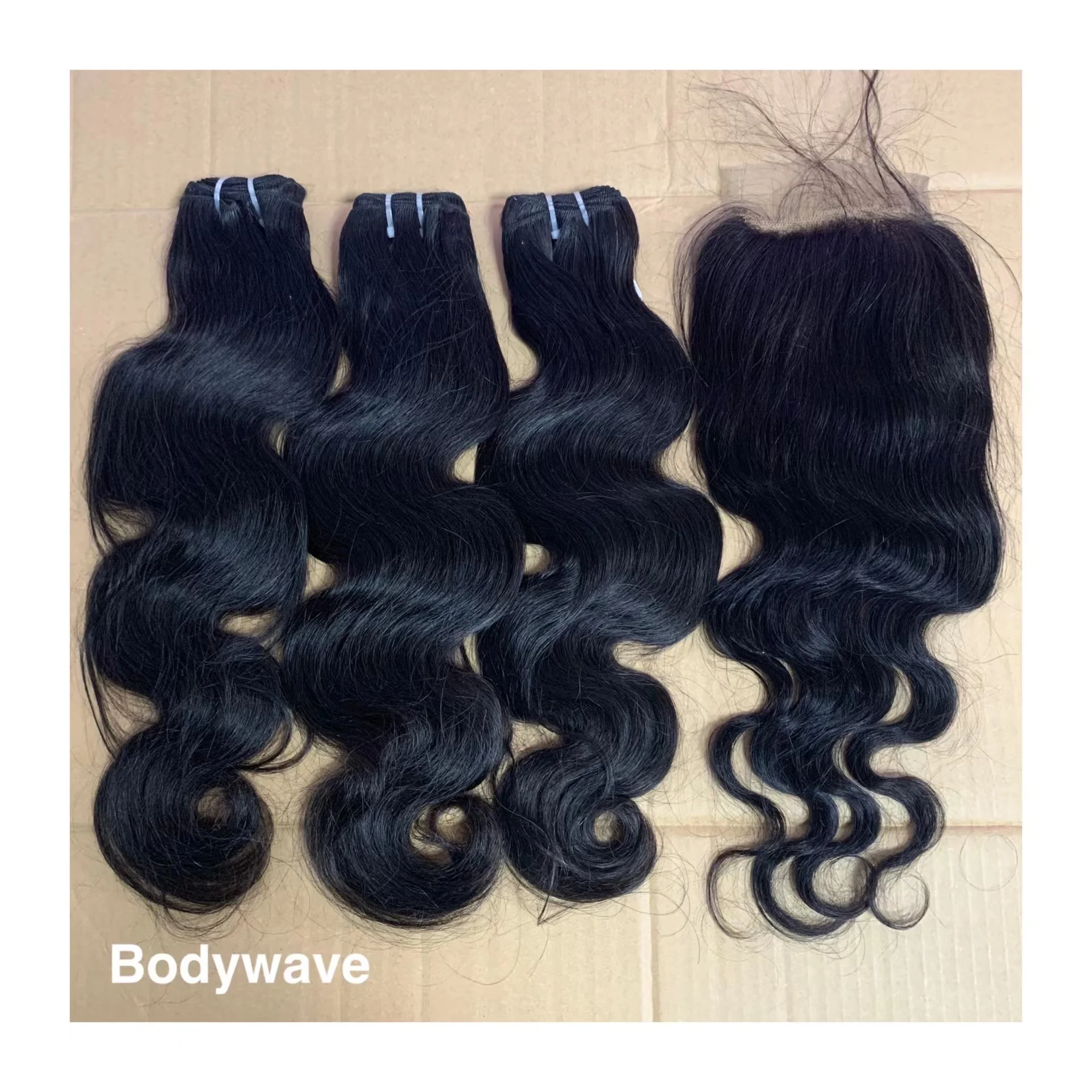 Raw indian human hair extensions wholesale cuticle aligned virgin hair bundles vendor