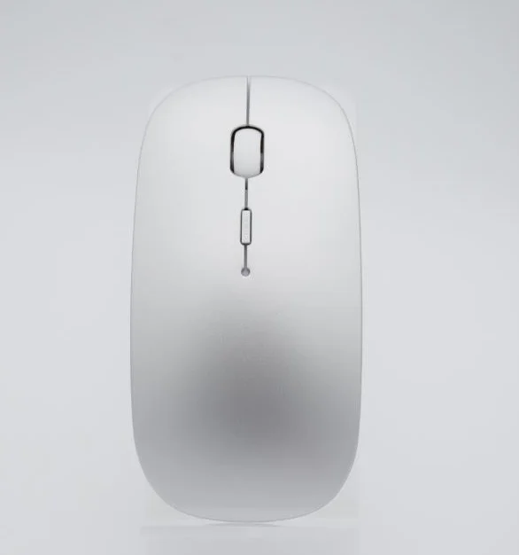 Беспроводная перезаряжаемая компьютерная мышь DP 2,4 ГГц 1600 точек/дюйм с 4 кнопками, эргономичная мышь с удобным кликом