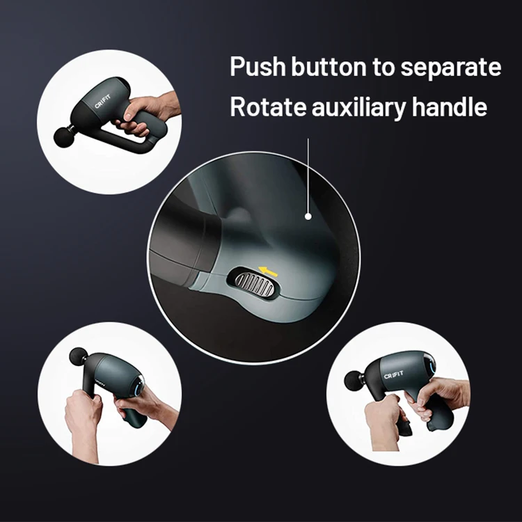 Высококачественный перкуссионный массажный пистолет для всего тела с амплитудой 10 мм