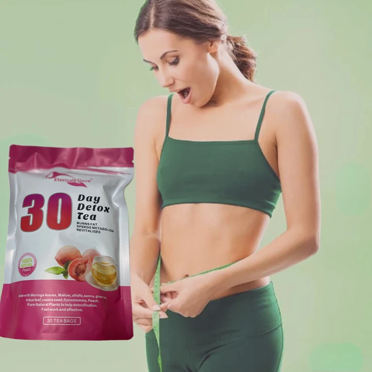Customized Flavors Peach Orange Lemon Amazing Weight Loss Effect Detox Body Eternalelinor Slimming Milk Tea