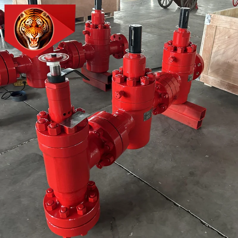 Tigerrig API 6A high pressure manual hydraulic adjustable choke valve on the choke manifold petroleum oil equipment