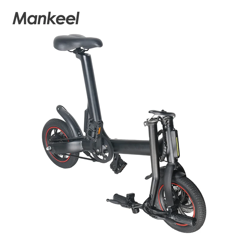Mankeel 12 inch foldable electric bike 350w folding ebike hidden battery folding electric bicycle