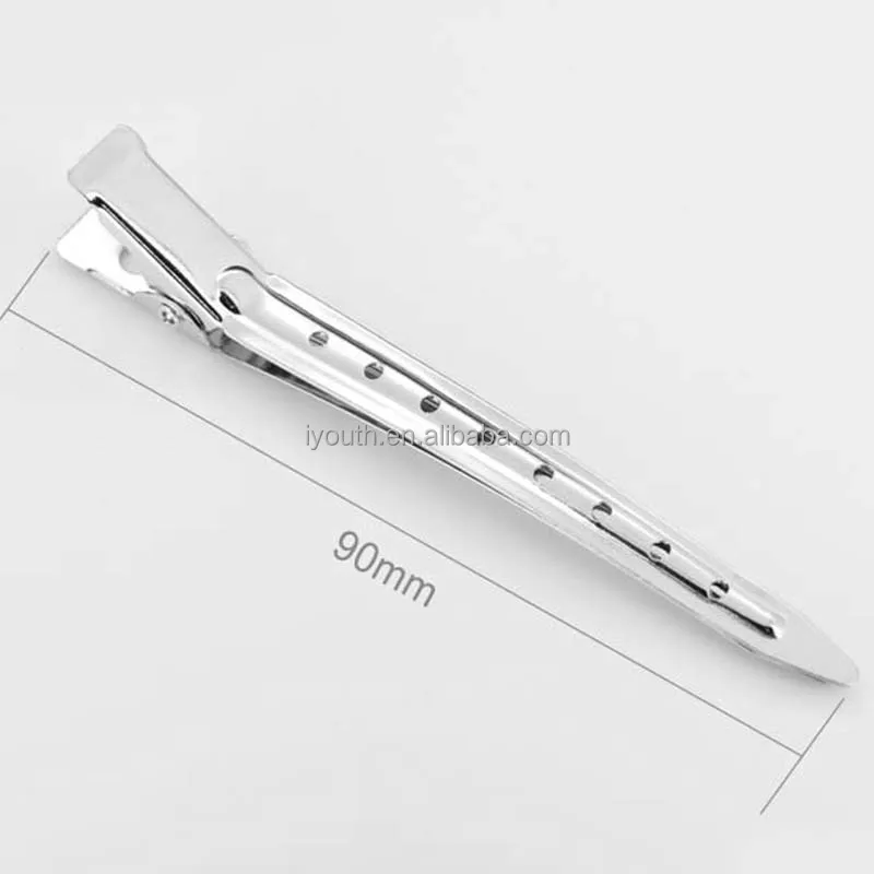 HC027 9cm 8 Holes photo studio makeup artist styling pointed mouth positioning hair clip hairpin clip bangs clip