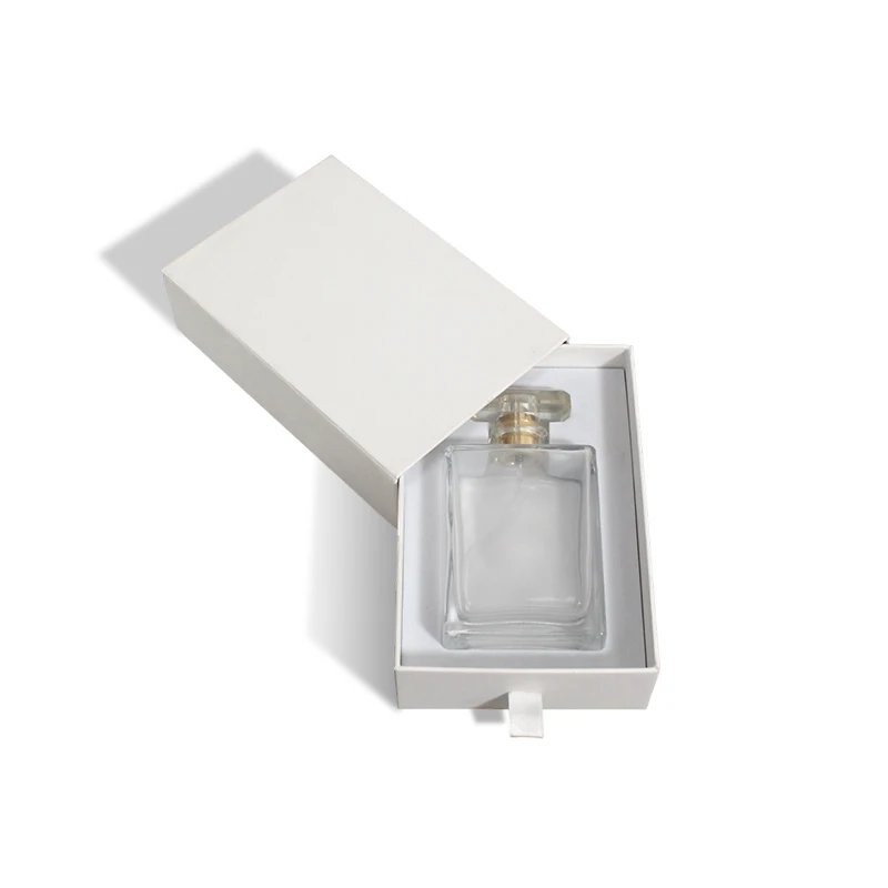 Custom Kraft Packaging Eyelash Extensions Slide Drawer Perfume Cardboard Boxes Sponge Liner Jewelry Fragrance Gifts Cosmetics