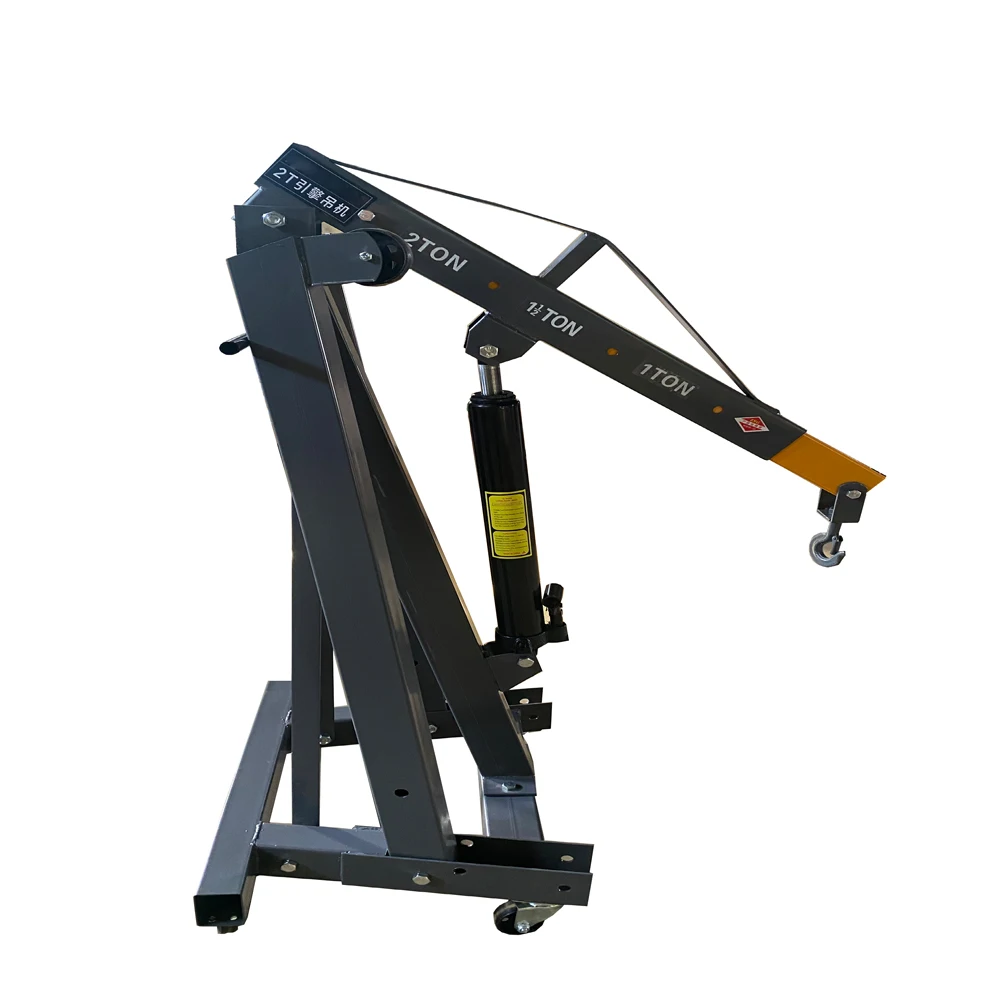 hot sale 2 ton Car Hydraulic Jack Engine Crane 2 Ton Folding Shop Crane