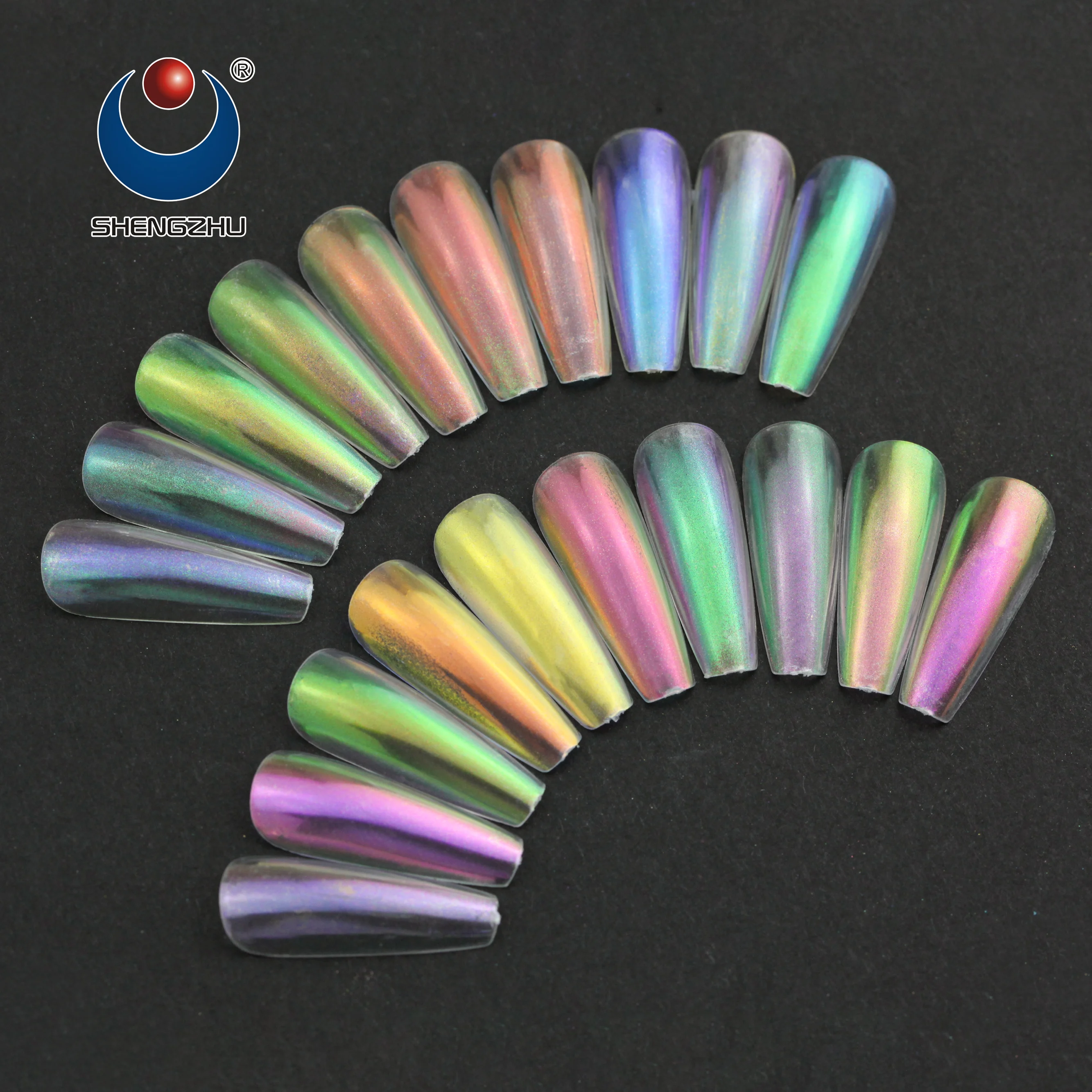 Chameleon powder cameleon pigment chrome mirror effect aurora mermaid pigment powder for nails