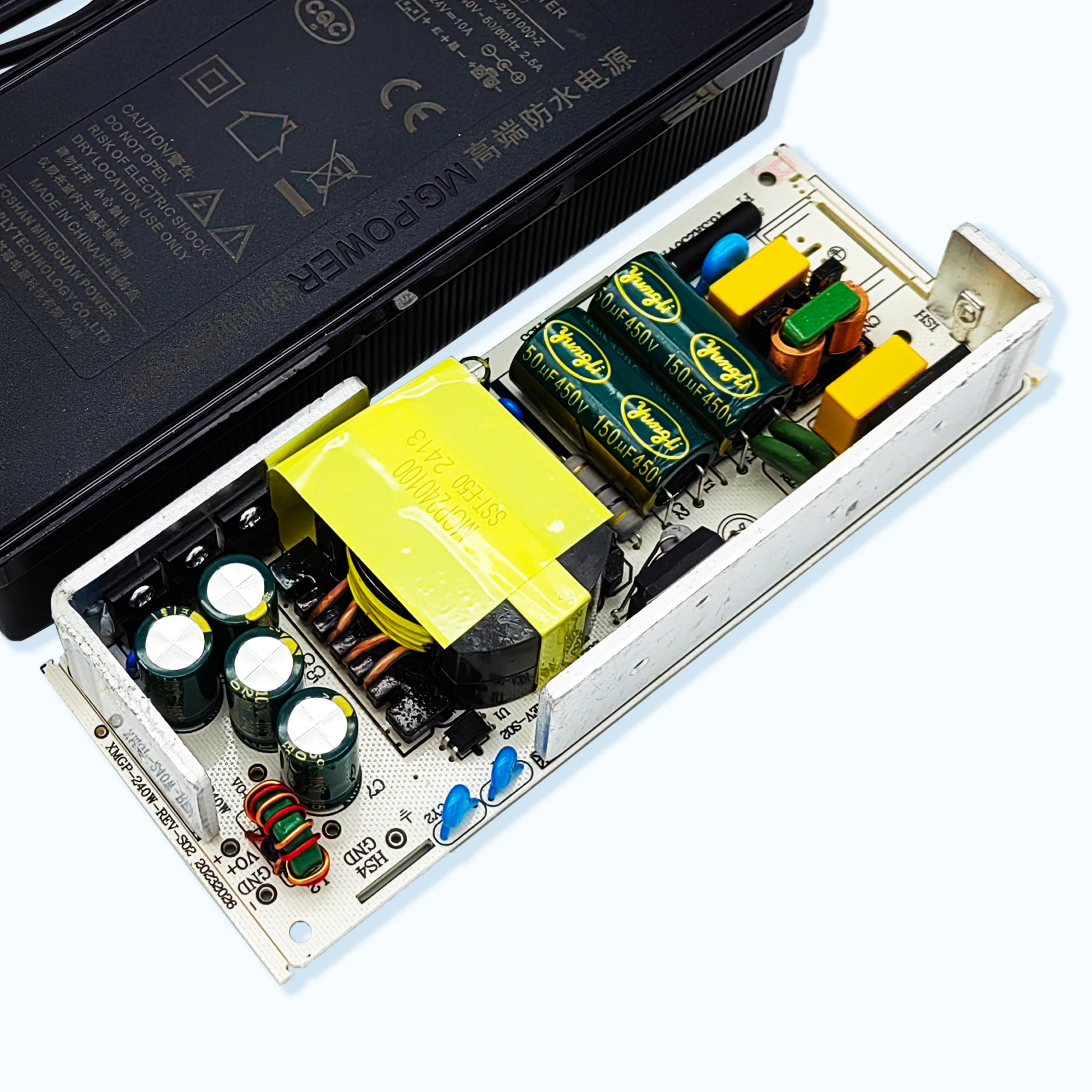 24V 10A power adapter with overvoltage protection, overcurrent protection, lightning protection, etc., adapter factory wholesale