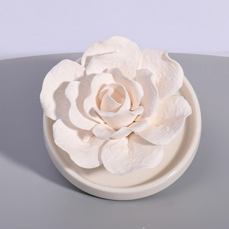 Gypsum flower Aromatherapy set Diffuser stone ceramic flower Aromatherapy essential oil diffuser Indoor decoration air fresh
