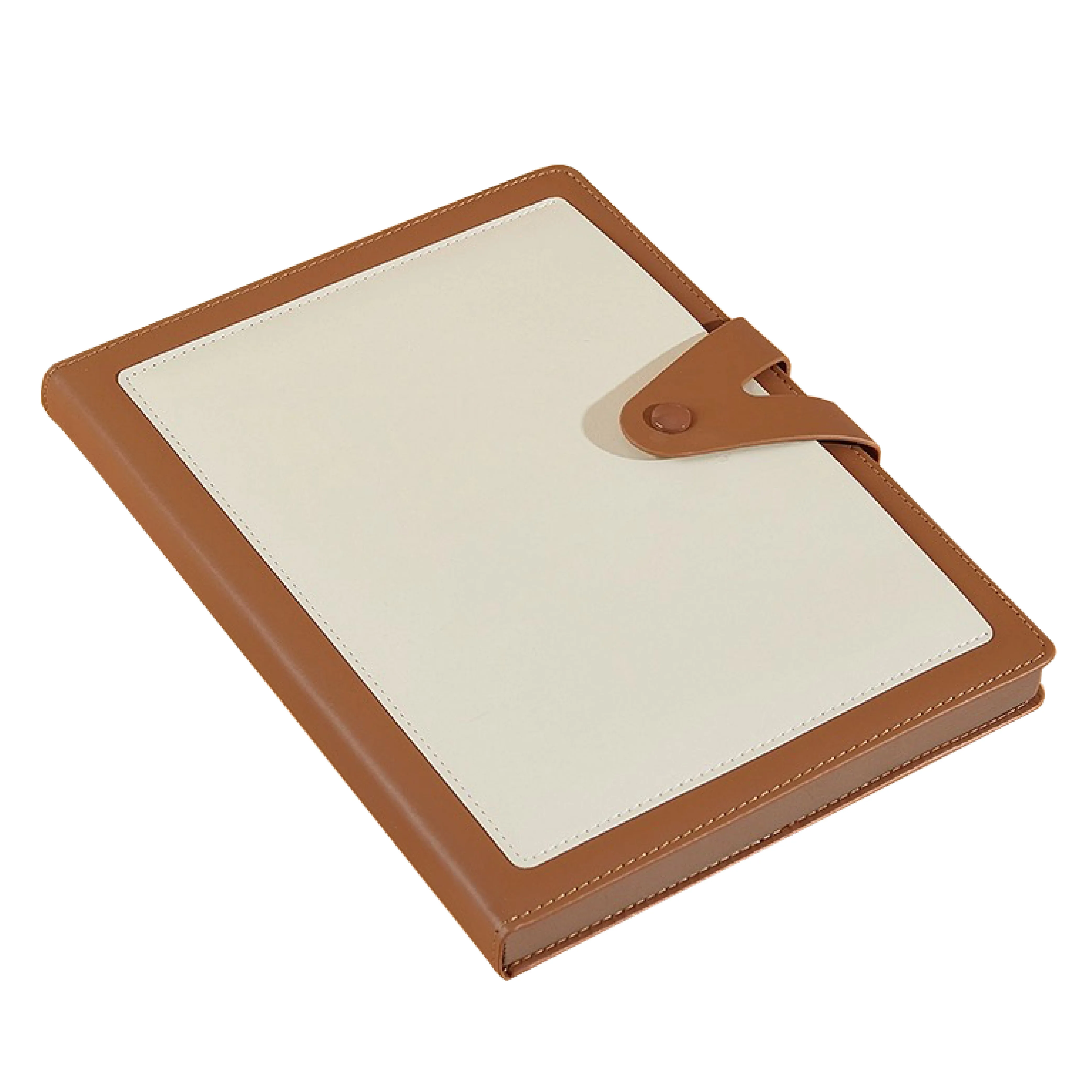 New B5 Budget Planner Customizable Diary Print Edge Journal Colorful PU Leather Notebook with Pocket Magnetic Buckle Notebook