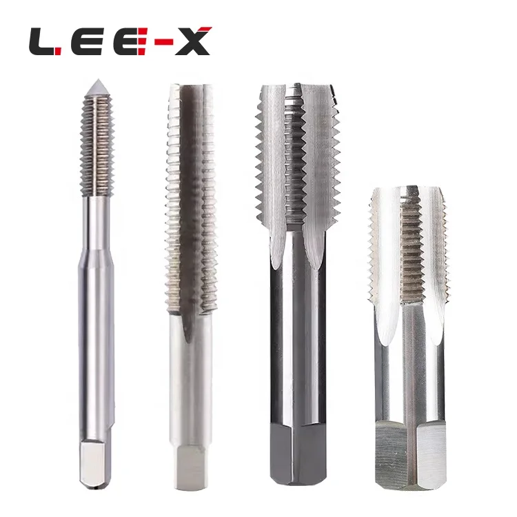 LEE-X резьбонарезные краны с прямой резьбой для стали алюминиевая медная кобальтовая резьба спиральная флейта