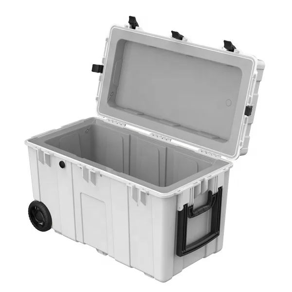 Custom color logo 90qt marine cooler cooler foam box frozen fish injection cooler box for carp fishing