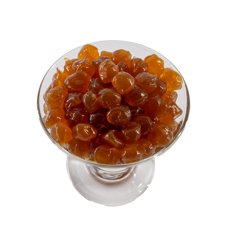 Wholesale hot selling konjac pearl brown sugar crystal ball for milk tea